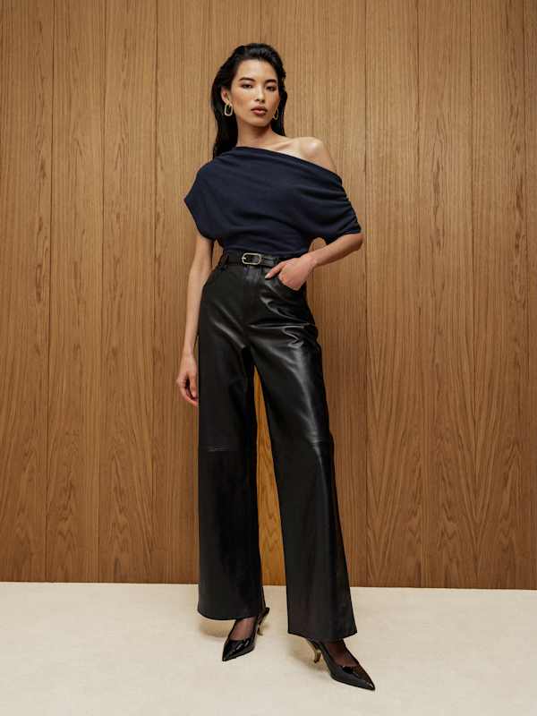 Iris Knit Top - Midnight